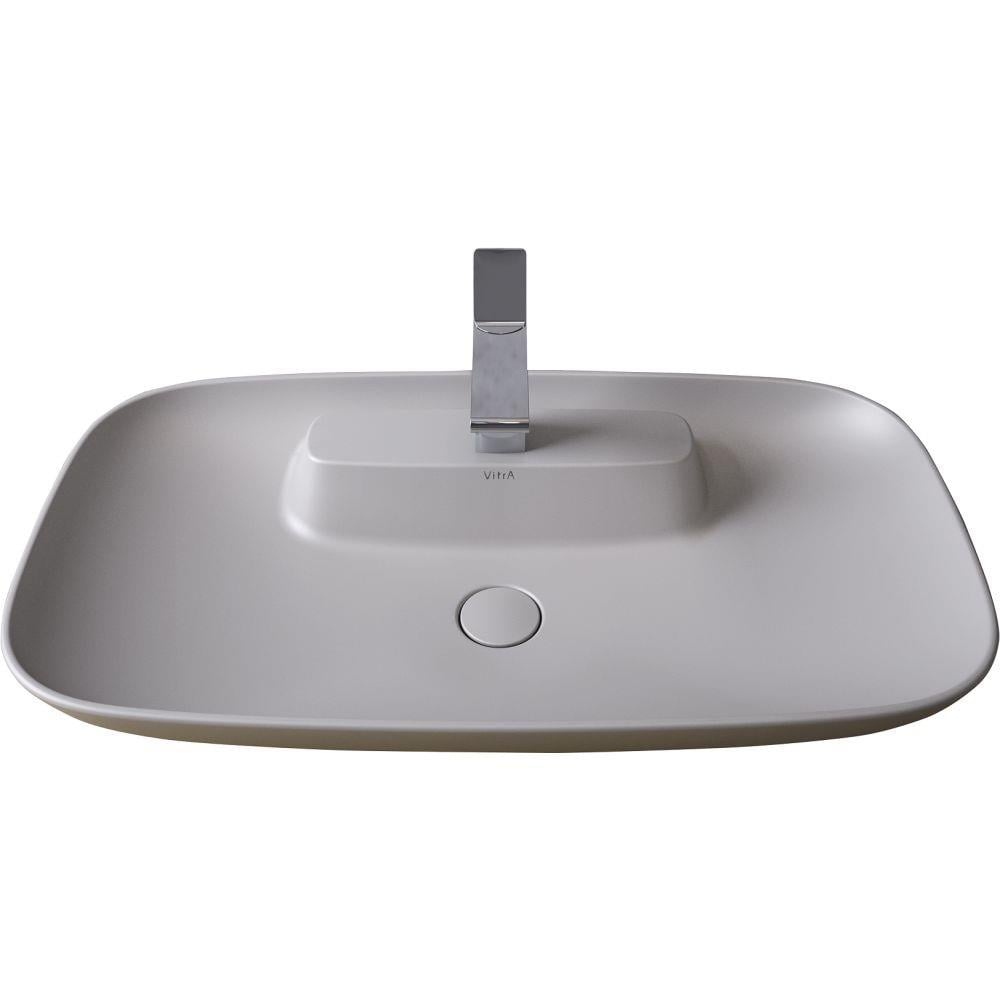 Memoria Dikdörtgen Lavabo 82 cm  Mat Bej