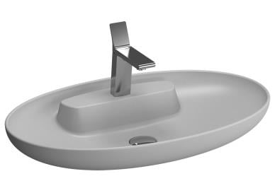 Memoria Oval Lavabo  75 cm  Mat Bej