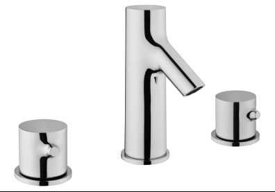 NEST TRENDY Lavabo bataryası (3 delikli lavabolar için) krom