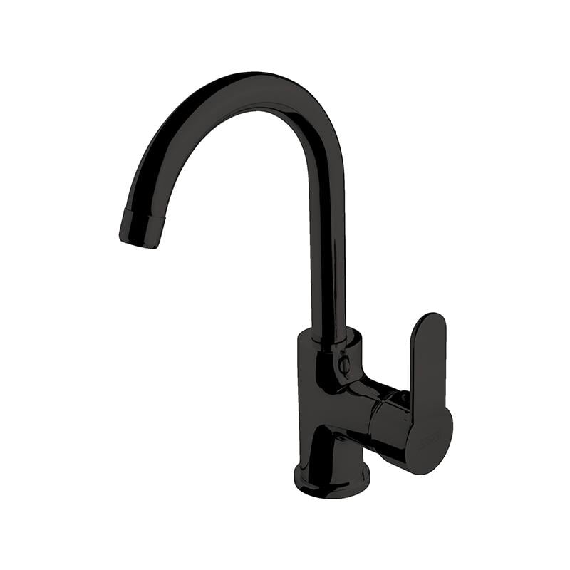 NEWARC DOMİNO DÖNERLİ LAVABO BATARYASI SİYAH