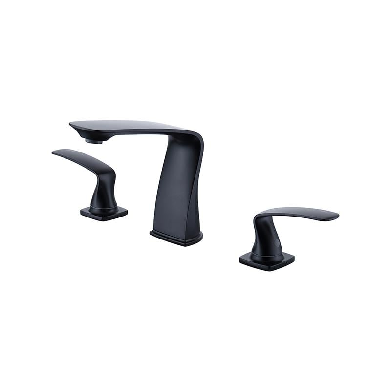 NEWARC STEP 3 DELİKLİ LAVABO BATARYASI SİYAH