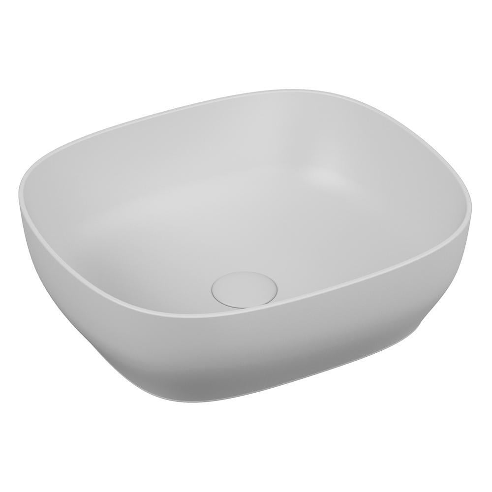Outline Kare lavabo, 48 cm Beyaz