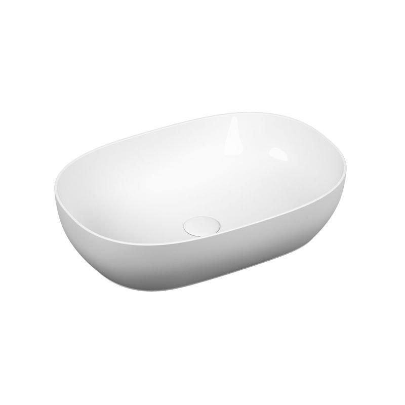 Outline Oval lavabo, 60 cm Beyaz
