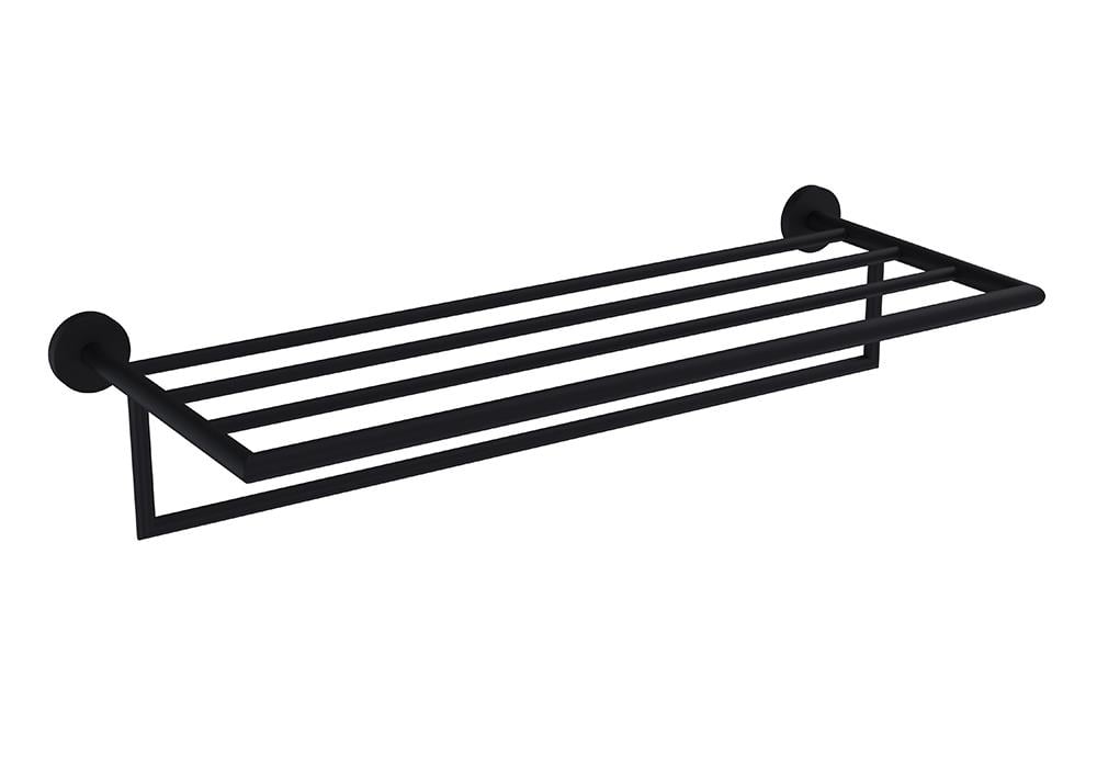 Piave Havlu Raflı 600 mm Mat Siyah
