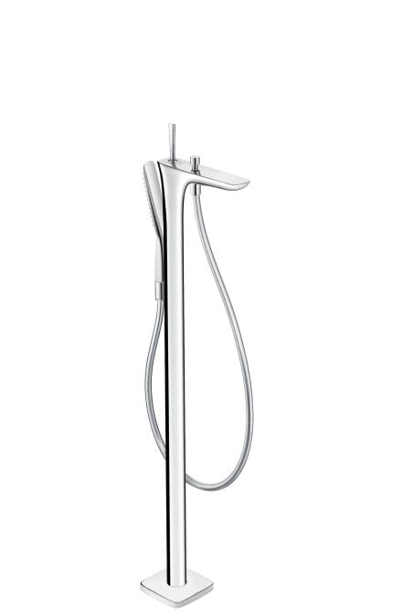 Pura Vida Tek Kollu Banyo Bataryası Yerden Krom