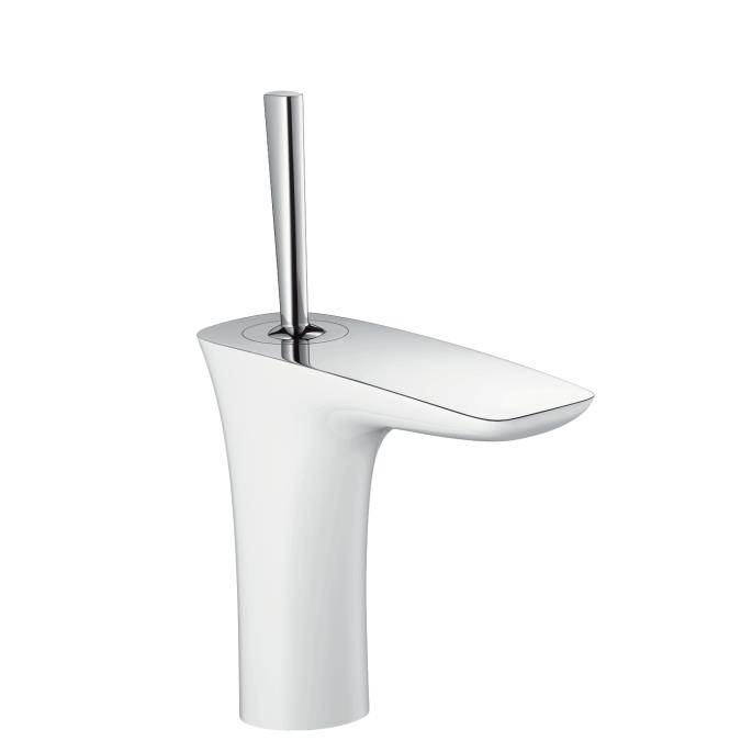 PuraVida Tek Kollu Lavabo Bataryası 110 Kumanda Seti ile Beyaz/Krom