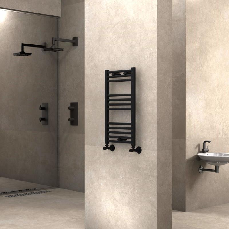 Radiva Haiti Havlupan 400x700 Düz Mat Siyah