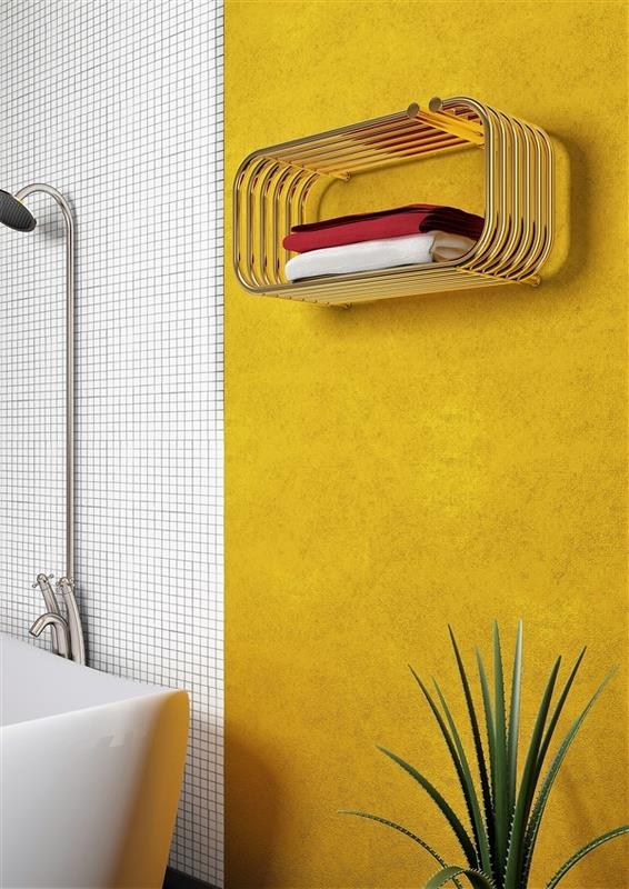 Radiva Santorini Dekoratif Havlupan 700x330 Altın Renkli
