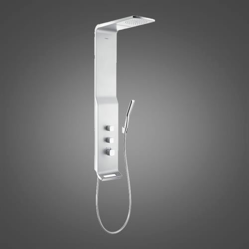 RAİNDANCE LİFT DUŞ PANELİ APLİKE MONTAJ RAİNFALL 2JET TEPE DUŞU SU TASARRUFLU ECOSMART VERSİYONU