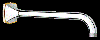 Rainshower® Grandera Duş Başlığı Dirseği 285 mm Krom/Altın