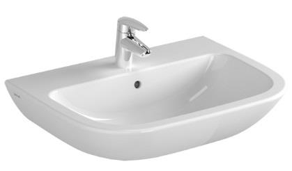 S20 Lavabo 60 cm Orta armatür delikli su taşma delikli