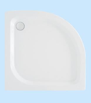 SANACRYL Akrilik Oval Panelli Duş Teknesi 70X70X21 cm Sifon Dahil