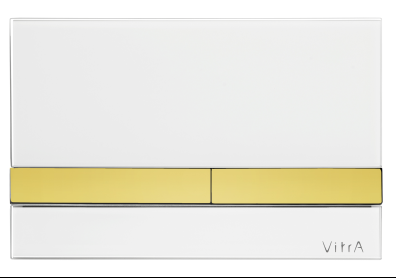 Select kumanda paneli-Cam Beyaz - Altın buton