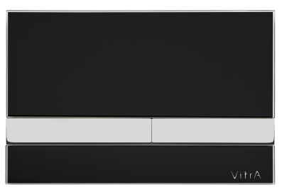 Select kumanda paneli-Cam Siyah - Krom buton