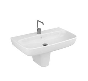 Shift Lavabo 80 cm Orta armatür delikli su taşma delikli