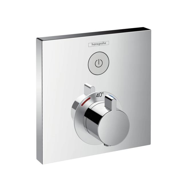 Shower Select Tek Çıkış İçin Termostatik Batarya Ankastre Krom