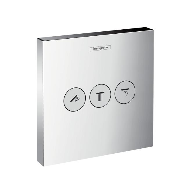 Shower Select Valf  3 çıkış için Ankastre Krom
