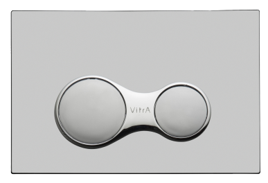 Sirius kumanda paneli Gövde+butonlar mat krom, buton çerçevesi parlak krom