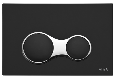 Sirius kumanda paneli Gövde+butonlar mat siyah, buton çerçevesi parlak krom