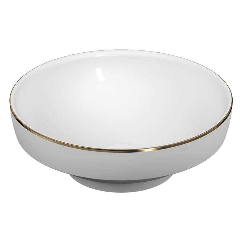 Water Jewels Çanak lavabo, 40 cm Altın Çizgili