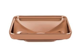 Water Jewels Dikdörtgen Tezgah Üstü Lavabo 60 cm Bakır