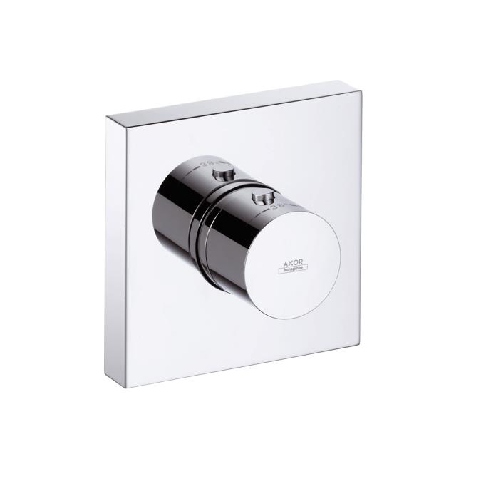 Yüksek Debi Ankastre Termostat 12 x 12 Krom