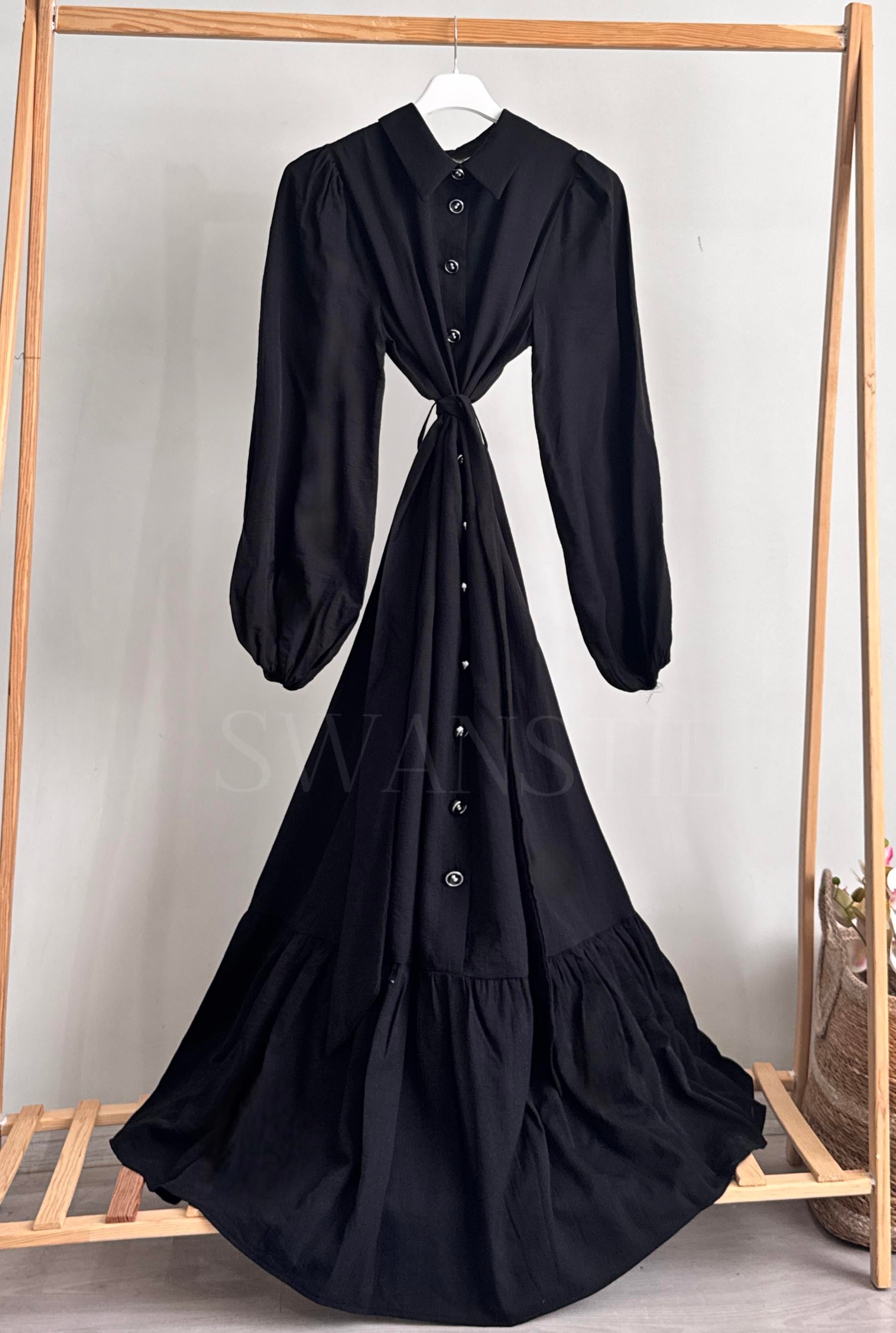 CARLA DRESS( Siyah)