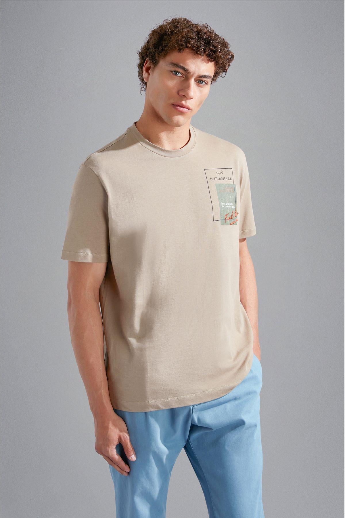 MENS KNITTED T-SHIRT C.W. COTTON
