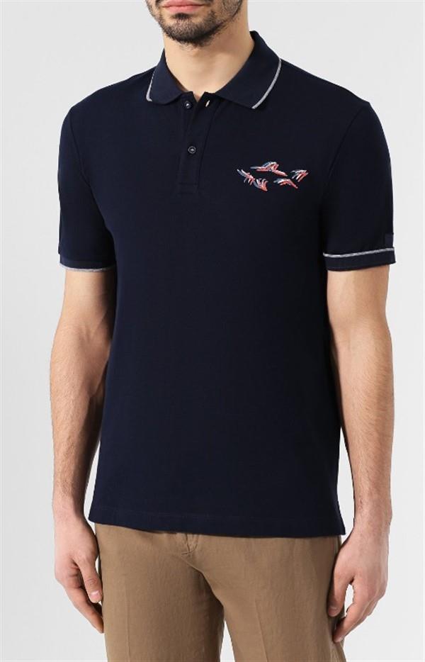 Üst GiyimPaul&SharkMENS KNITTED POLO SHIRT C.W. COTTON