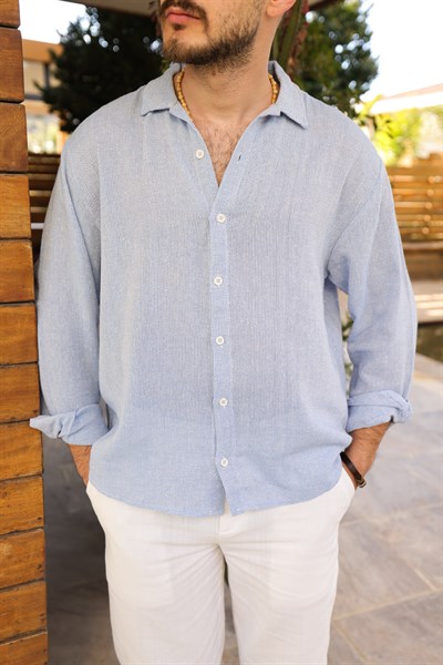 Ace Pamuk Keten Gömlek