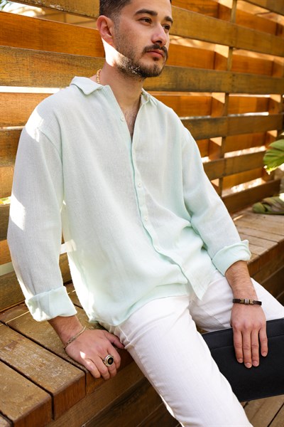 Ace Pamuk Keten Gömlek