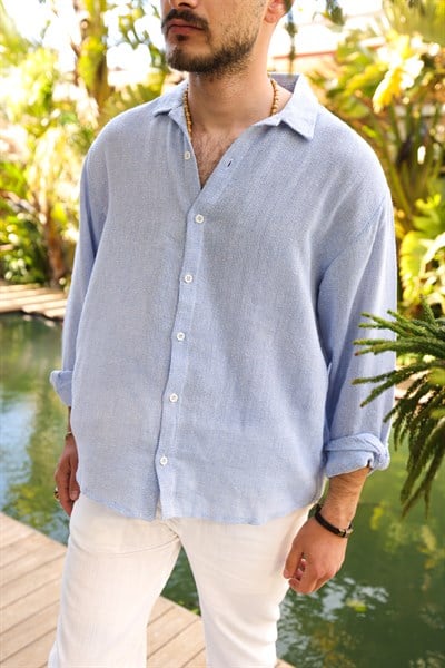 Ace Pamuk Keten Gömlek