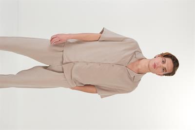 Apaş Yaka Model Dökümlü Gömlek