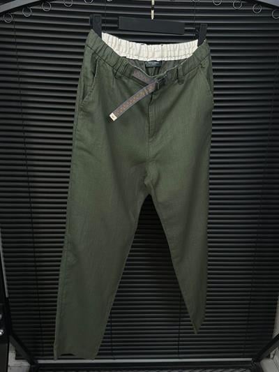 Beli Kemerli Lınen Kumaş Pantolon