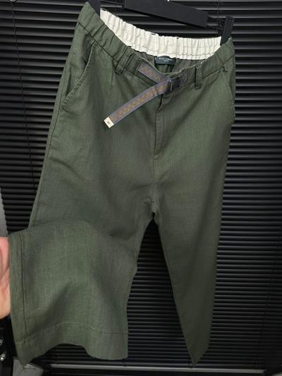 Beli Kemerli Lınen Kumaş Pantolon