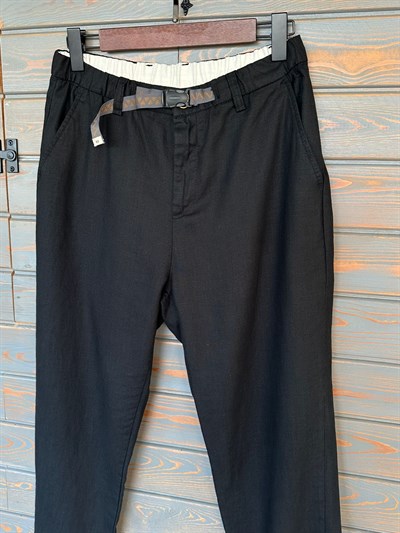 Beli Kemerli Lınen Kumaş Pantolon