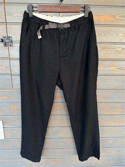 Beli Kemerli Lınen Kumaş Pantolon