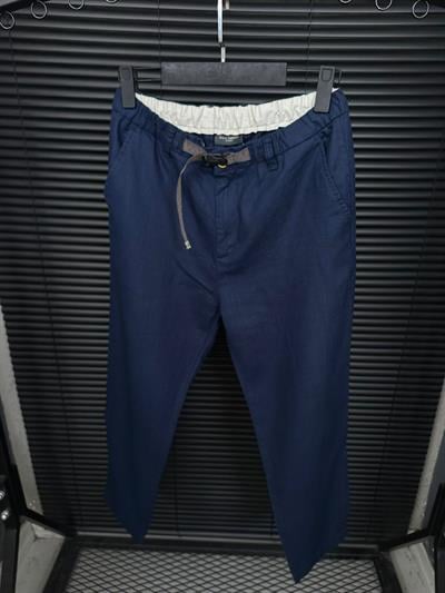 Beli Kemerli Lınen Kumaş Pantolon