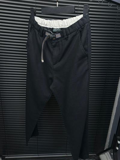 Beli Kemerli Lınen Kumaş Pantolon