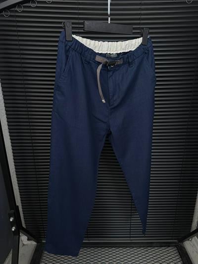 Beli Kemerli Lınen Kumaş Pantolon