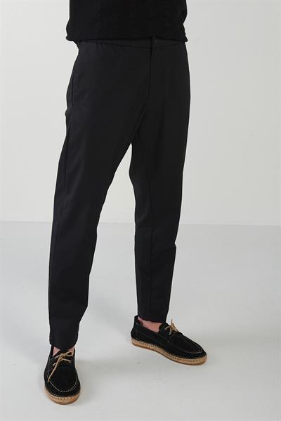 Beli Lastikli Düğmeli Smart Kumaş Pantolon