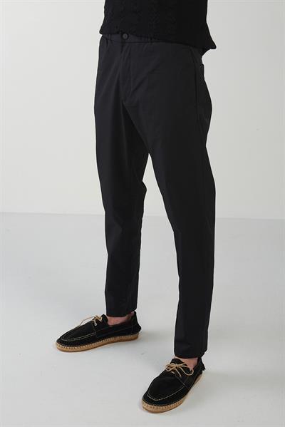 Beli Lastikli Düğmeli Smart Kumaş Pantolon