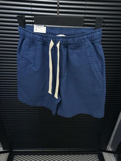 Beli Lastikli Keten Kumaş Şort