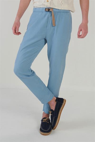 Beli Lastikli Tencell Kumaş Pantolon