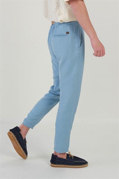 Beli Lastikli Tencell Kumaş Pantolon