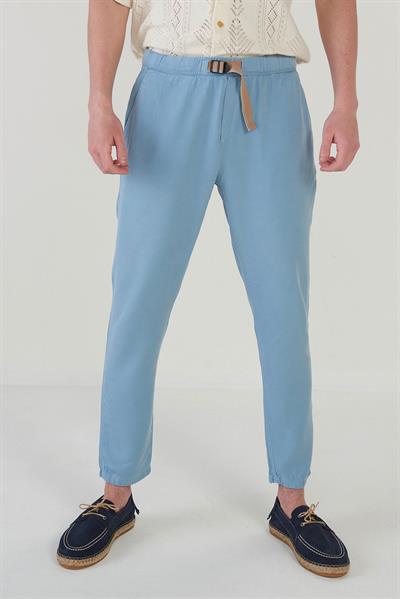 Beli Lastikli Tencell Kumaş Pantolon