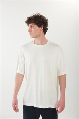 Bisiklet Yaka Düz Basic T-Shirt