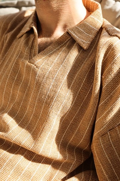 Boho Yakalı Harem T-Shirt