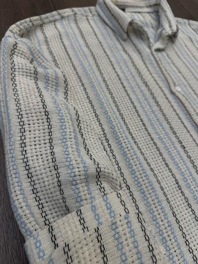 Buldan Çizgili  Yakalı Gömlek