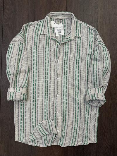 Buldan Çizgili  Yakalı Gömlek